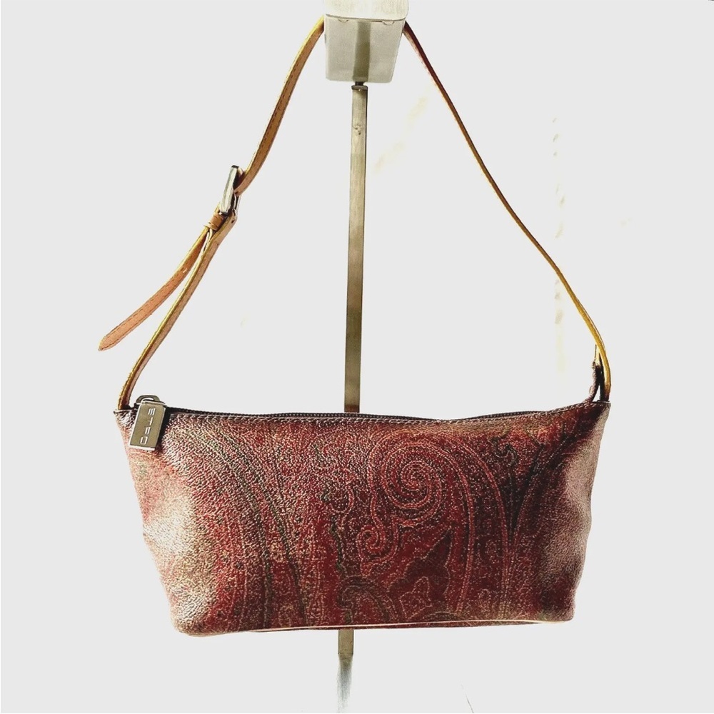 EUC ETRO mini handbag Purse Paisley shoulder bag